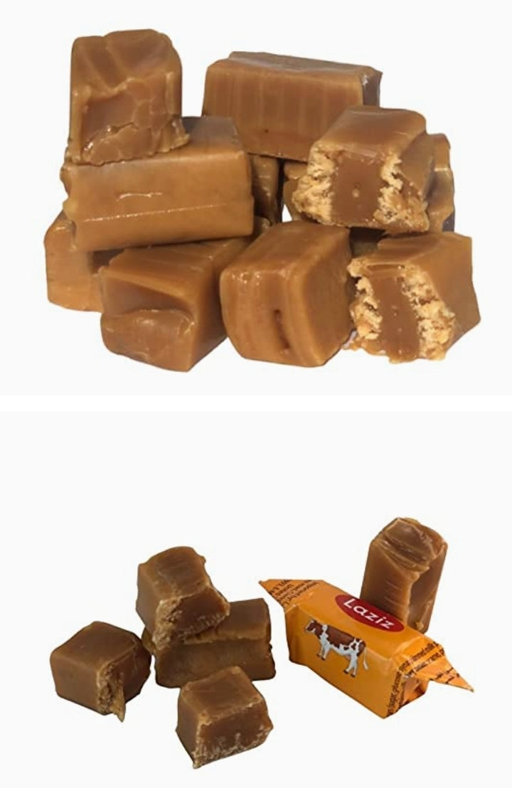 Laziz Milk Fudge - Krowki Toffee Halal 28.2 Oz (800 gram)