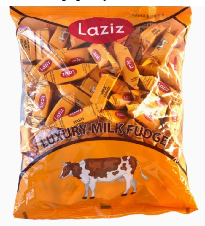 Laziz Milk Fudge - Krowki Toffee Halal 28.2 Oz (800 gram)