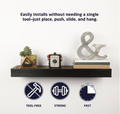 High & Mighty Floating Wall Shelf 36 Inches Model 515665